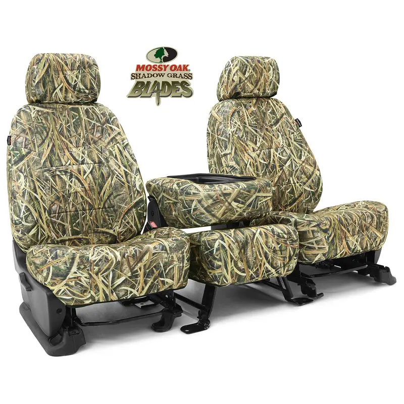 Camaro Custom Seat Cover Neosupreme Camo Mossy Oak Shadowgrass Blades 1