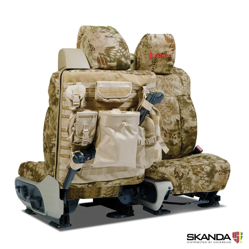 Camaro Custom Tactical Seat Cover Ballistic Camo Kryptek 1