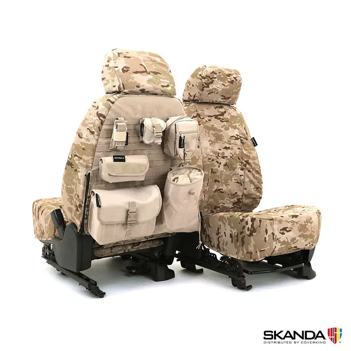 Camaro Custom Tactical Seat Cover Ballistic Camo Multi-Cam 1