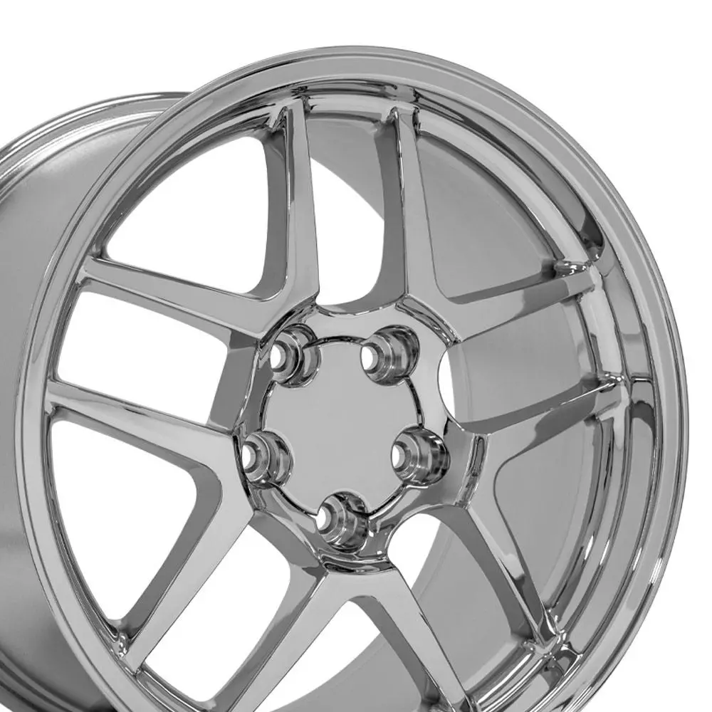 1993-2002 Chevrolet Camaro C5 Z06 Style Replica Wheels 17X9.5 & 18X10.5 Staggered Set - Cv04 1