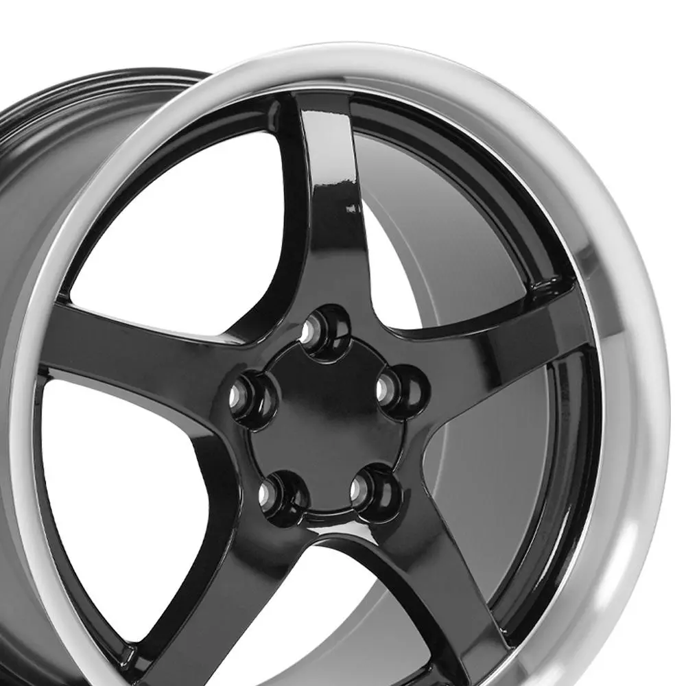 1993-2002 Chevrolet Camaro C5 Corvette Style Replica Wheels 17X9.5 & 18X10.5 Staggered Set - Cv05 2