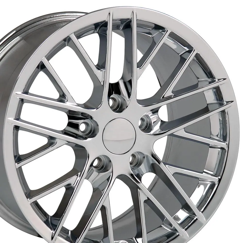 1993-2002 Chevrolet Camaro C6 Corvette Zr1 Replica Wheels Staggered Set 17X9.5 & 18X10.5 - Cv08 1
