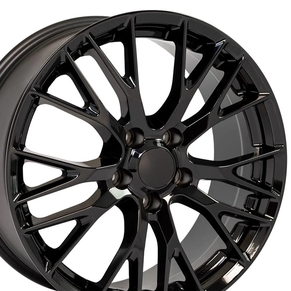 Chevrolet Camaro 1993-2002 Replica Wheels 19X8.5 Gloss Black - Cv22 1