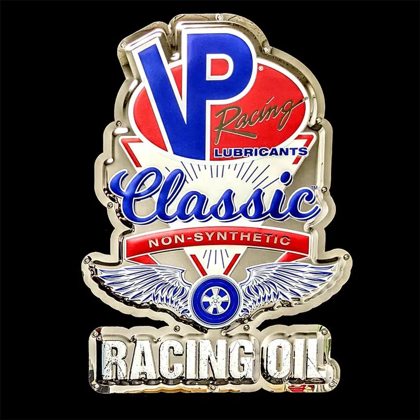 Vp Racing Fuels Classic Racing Oil Metal Sign 1