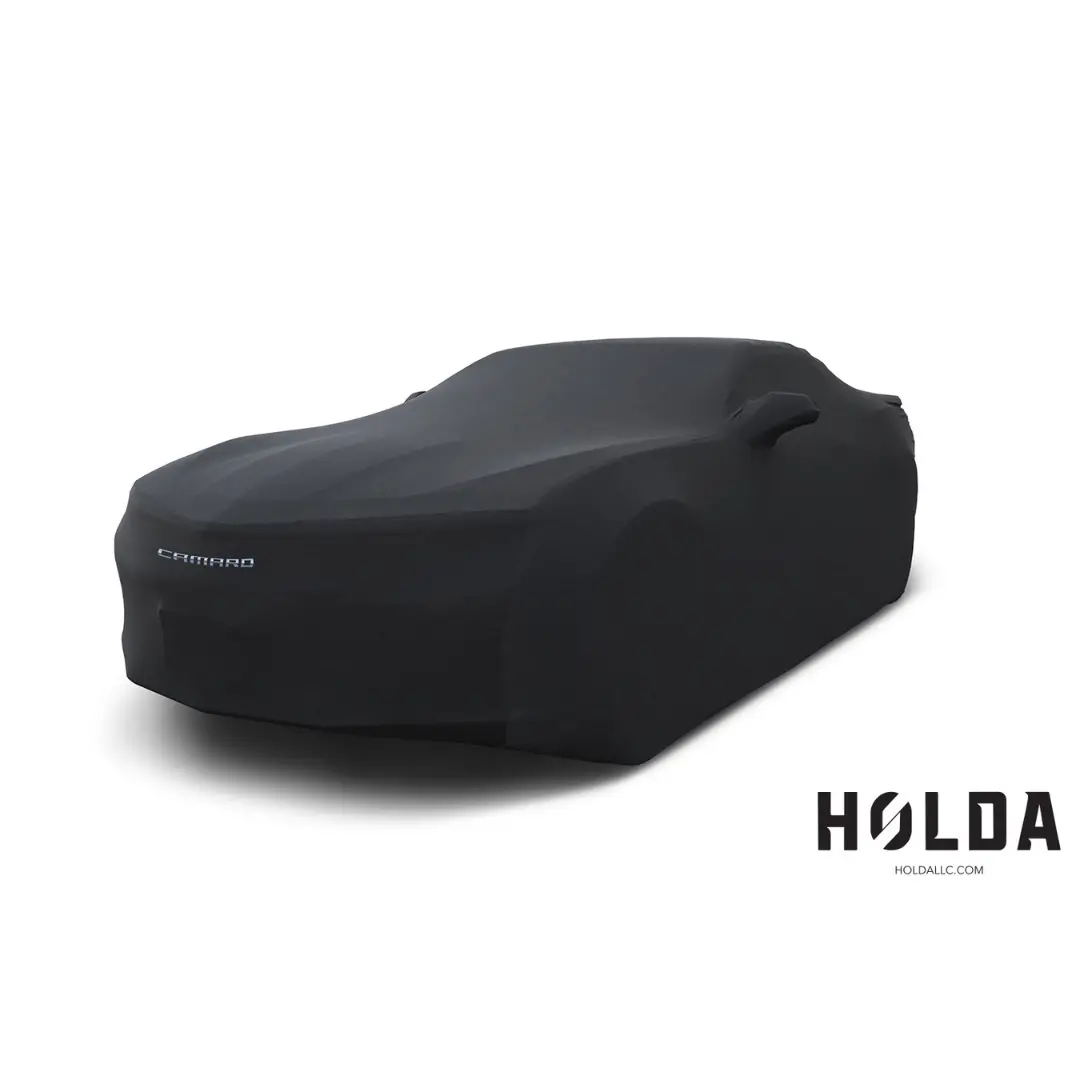 2010-2015 Camaro G5 Holda Stretch Indoor Car Cover With Camaro Script Logo 1