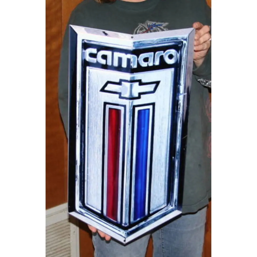 Camaro Grille Emblem Steel Sign (1980-1981) 1