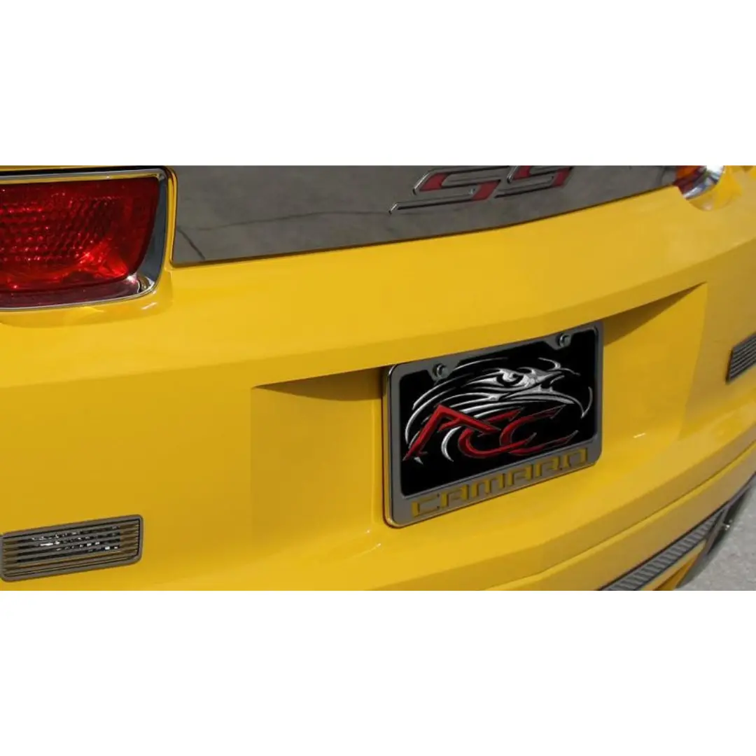 Camaro License Plate Frame With "Camaro" Lettering 2