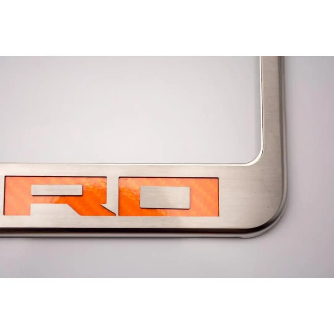 Camaro License Plate Frame With "Camaro" Lettering 5