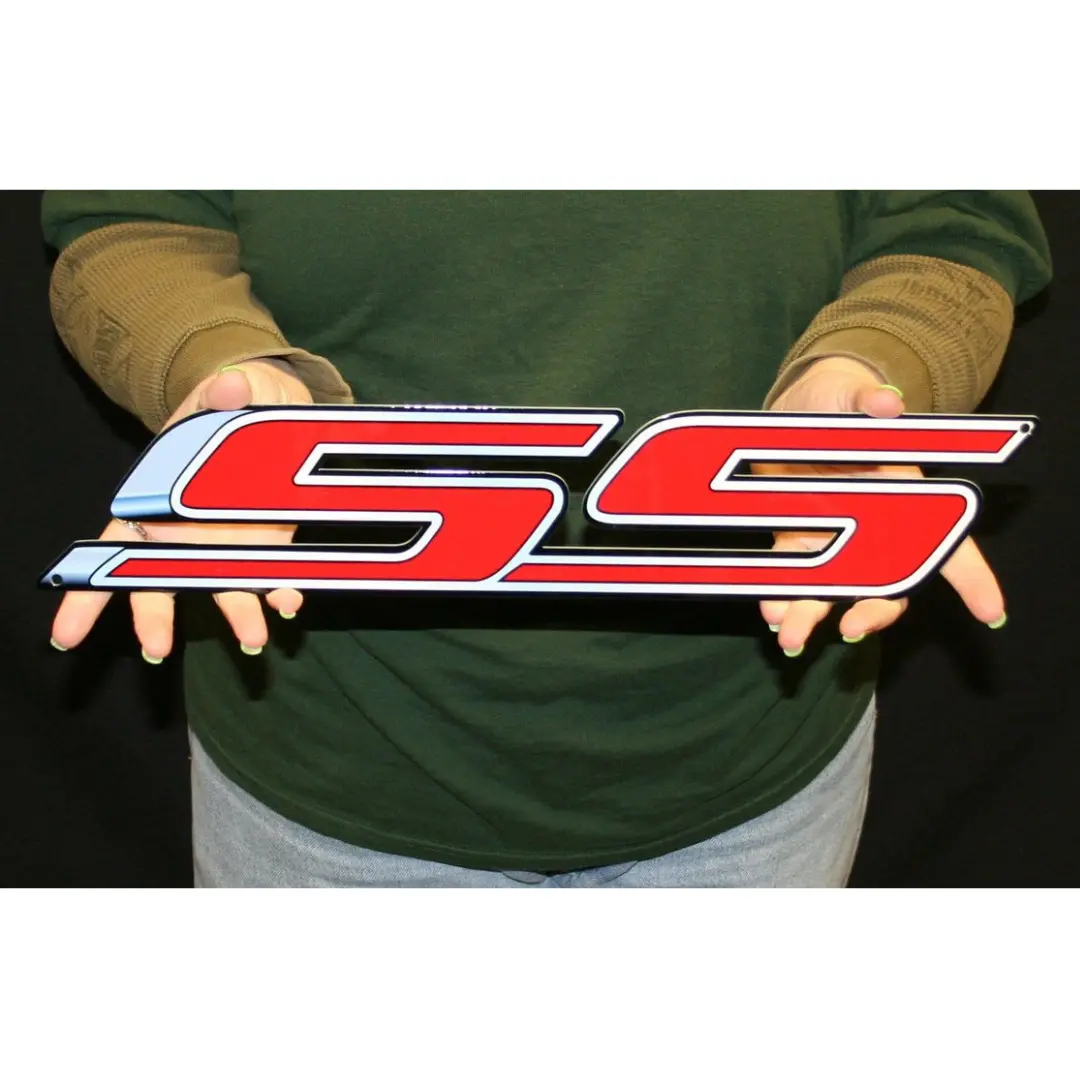 Camaro Ss Emblem Steel Sign 1