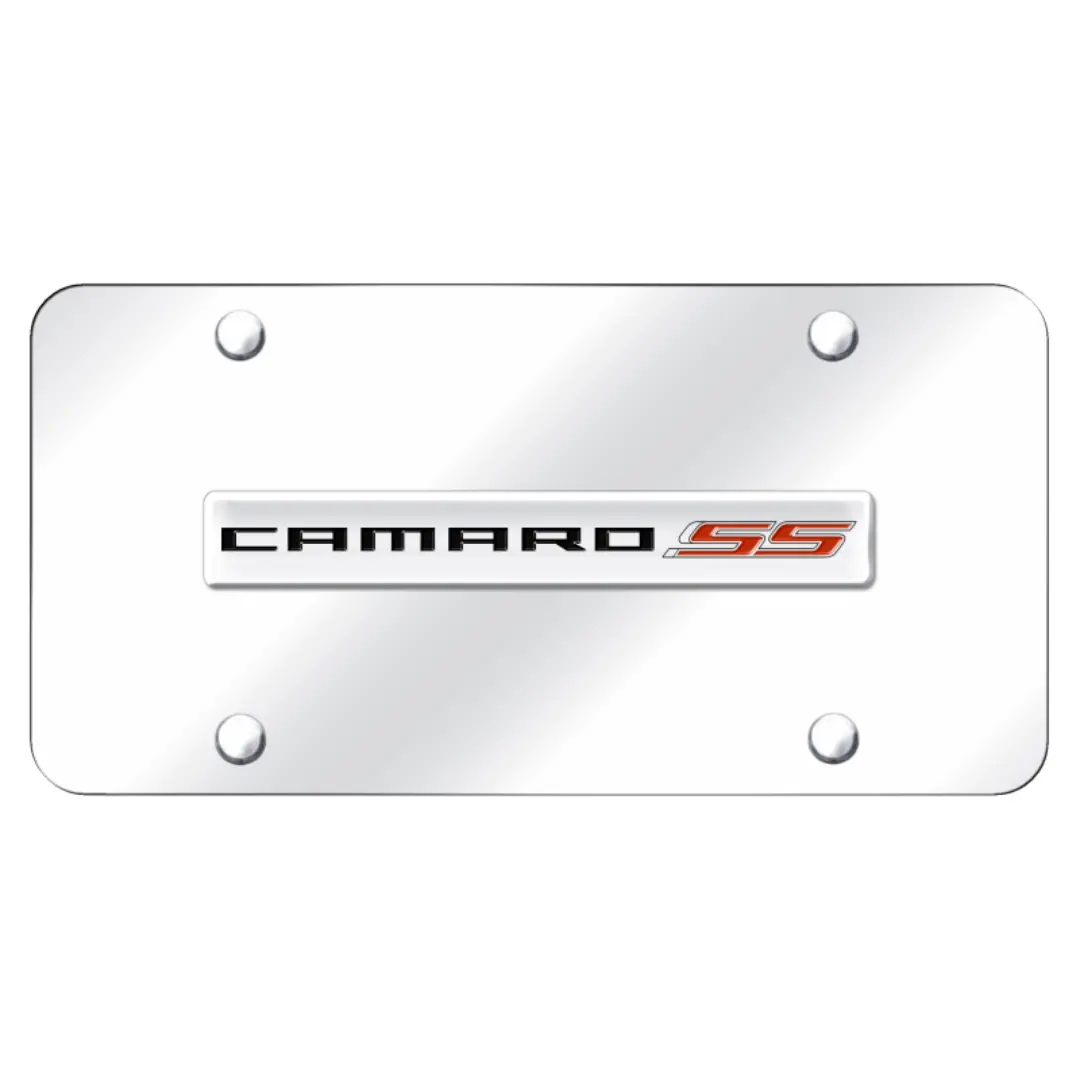 Camaro Ss License Plate - Chrome On Chrome 1