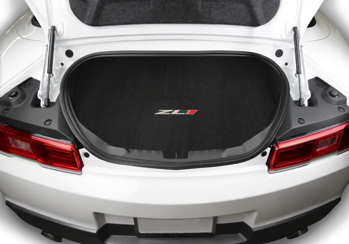 1967 Camaro Velourtex Lloyd Floor Mats In Black - Trunk Mat Only 1