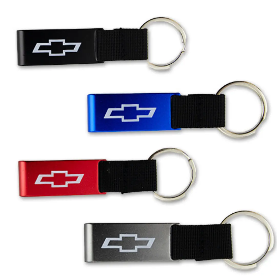 Chevrolet Bowtie Bottle Opener Aluminum Keychain 1
