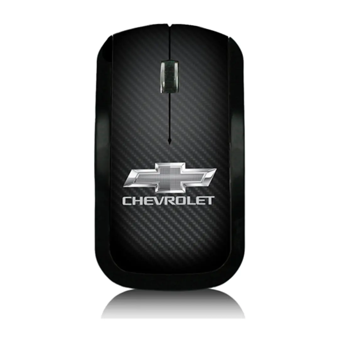 Chevrolet Bowtie Carbon Fiber Print Wireless Mouse 1