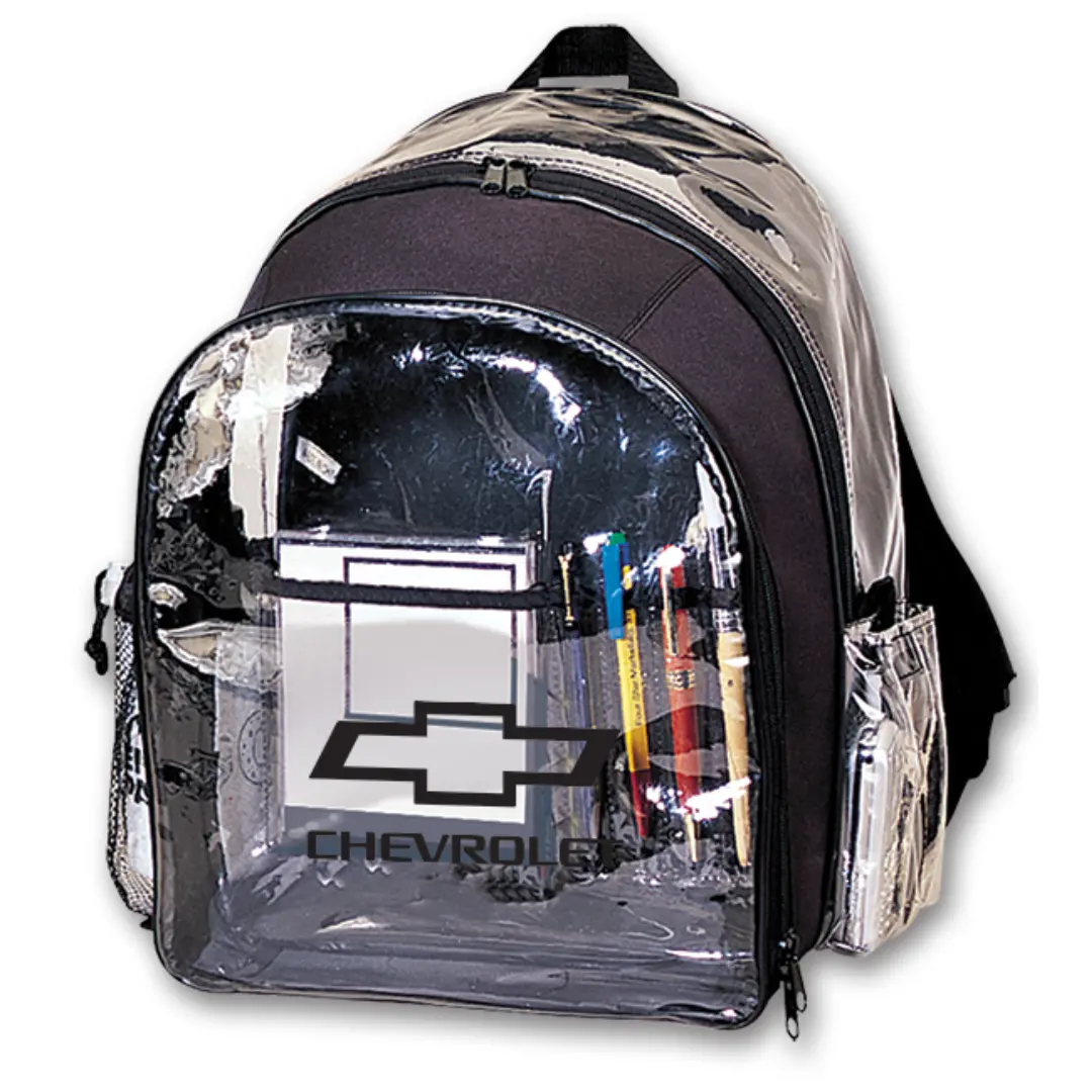 Chevrolet Bowtie Clear Backpack 1
