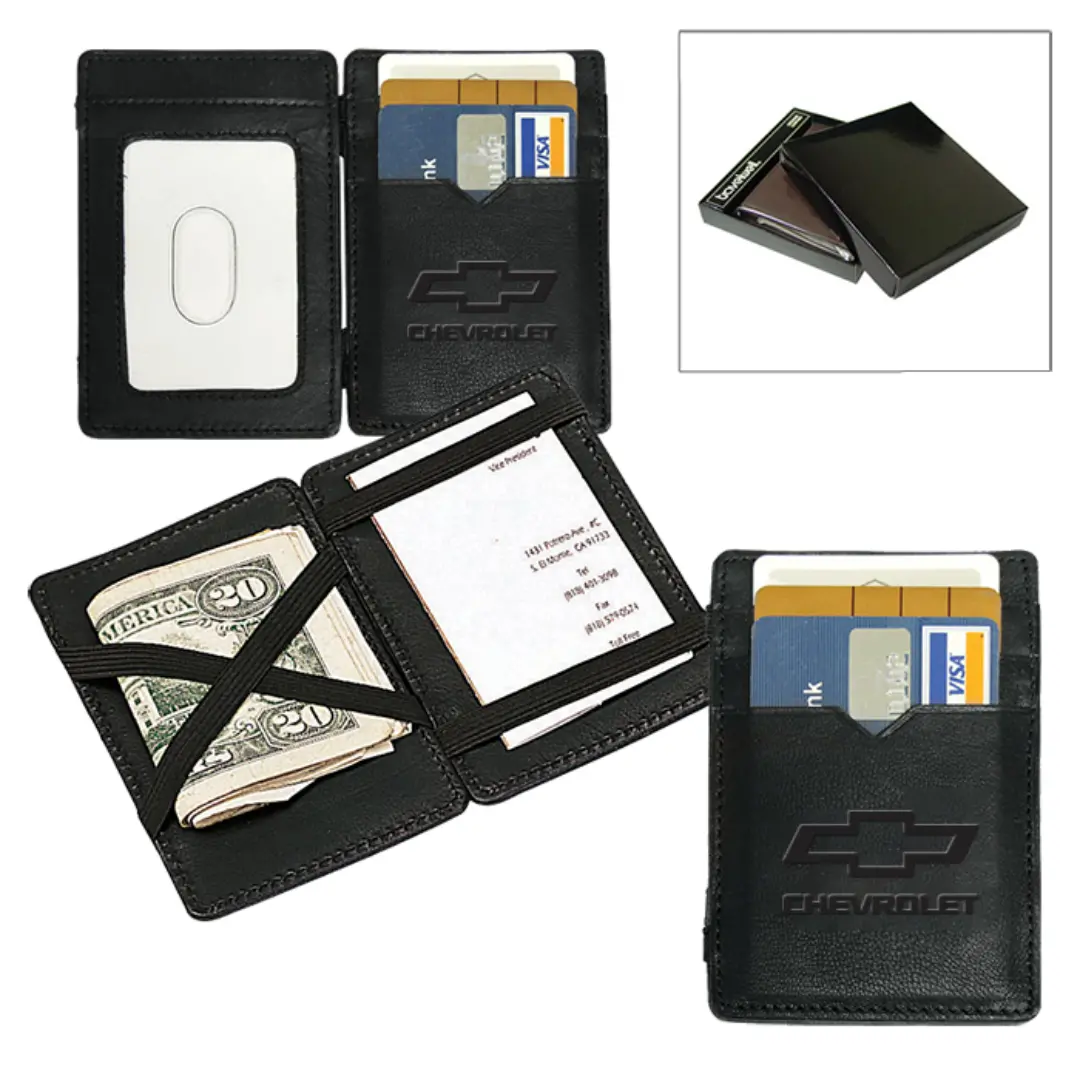 Chevrolet Bowtie Magic Lambskin Wallet 1