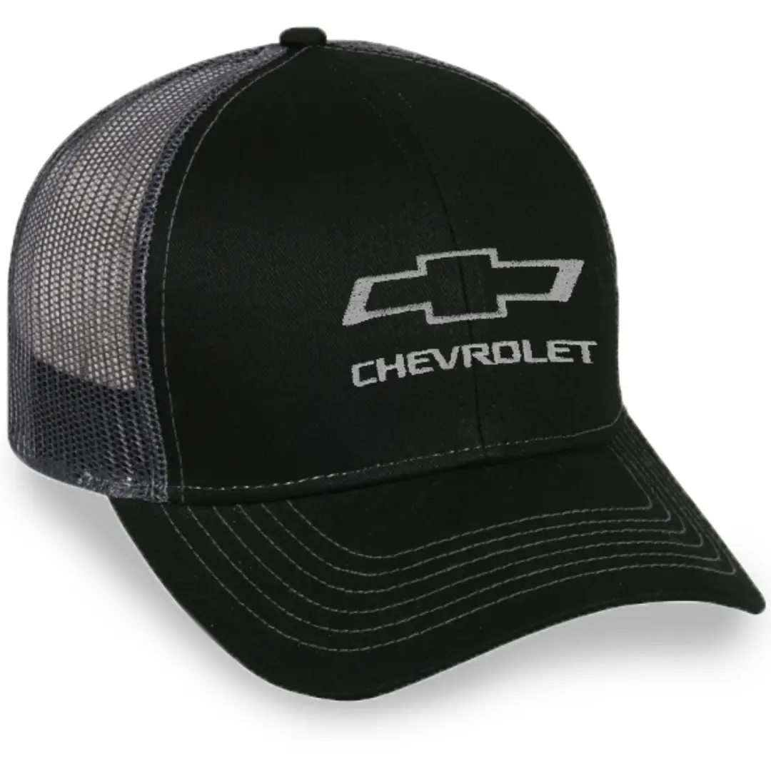 Chevrolet Bowtie Mesh Snapback Hat / Cap 1