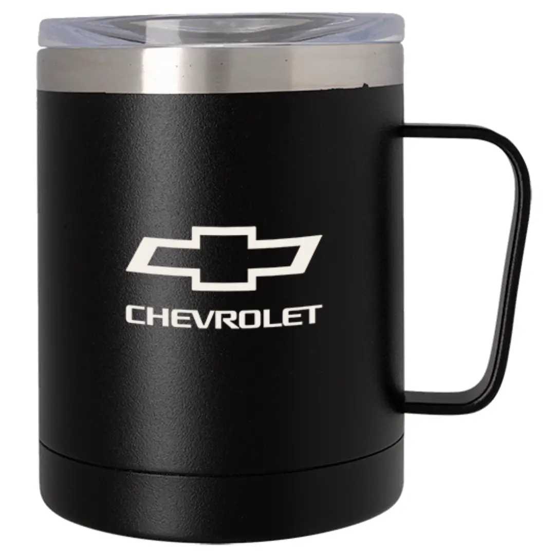 Chevrolet Bowtie Stainless Steel Barrel Mug 1