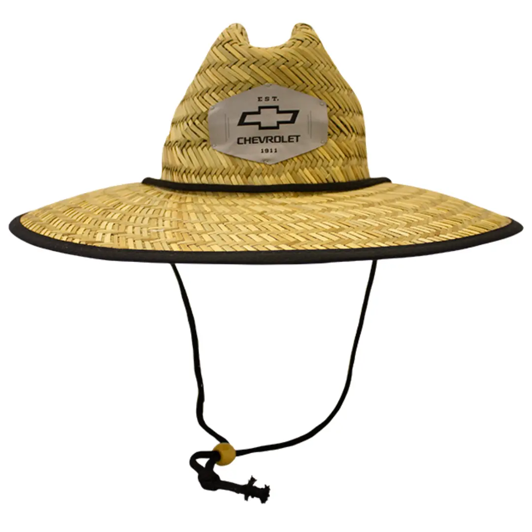 Chevrolet Bowtie Straw Shade Hat 1