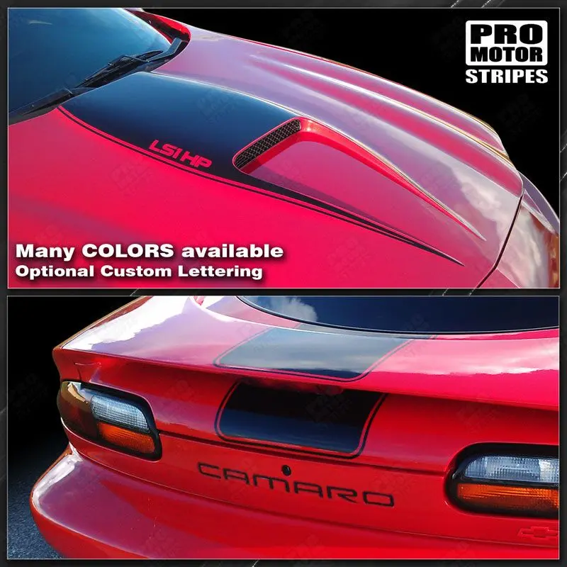 Chevrolet Camaro 1998-2002 Manta Ray Hood Scoop And Rear Stripes 1