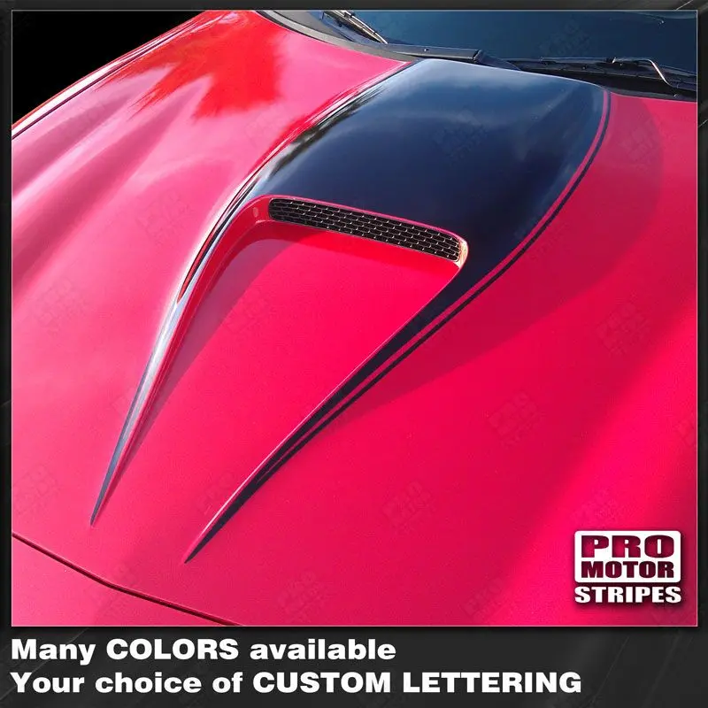 Chevrolet Camaro 1998-2002 Ss Manta Ray Hood Scoop Decal 1