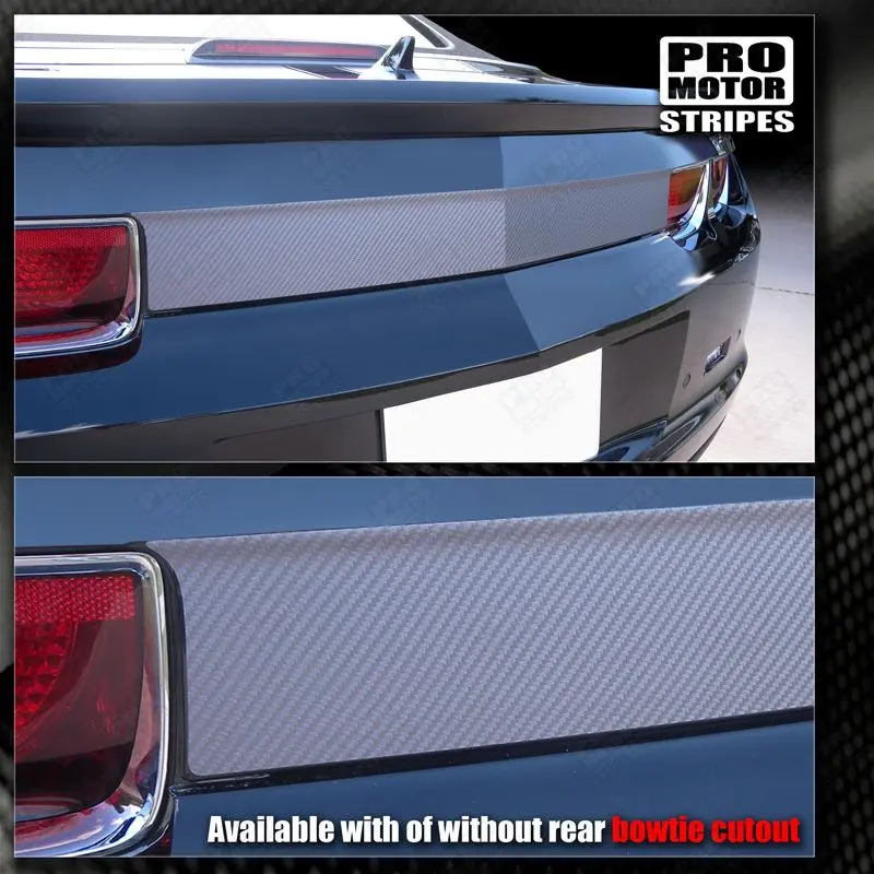 Chevrolet Camaro 2010-2013 Carbon Fiber Rear Deck Blackout Stripe 1