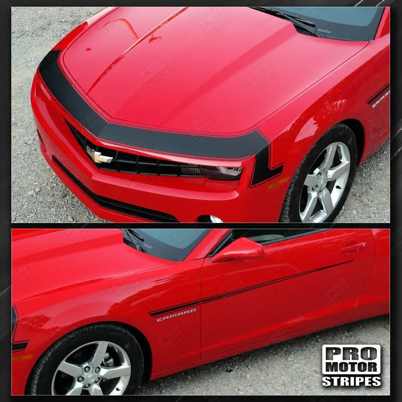 Chevrolet Camaro 2010-2013 Front Fascia Retro Style Stripes 1