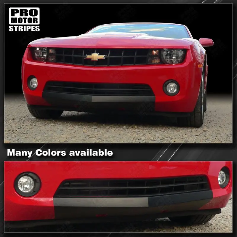 Chevrolet Camaro 2010-2013 Front Valance Blackout Decals 1