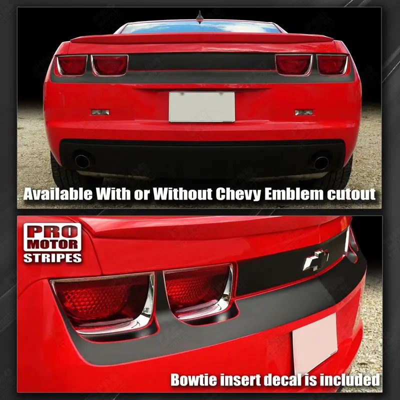 Chevrolet Camaro 2010-2013 Rear Fascia Blackout/Highlight Stripes 1