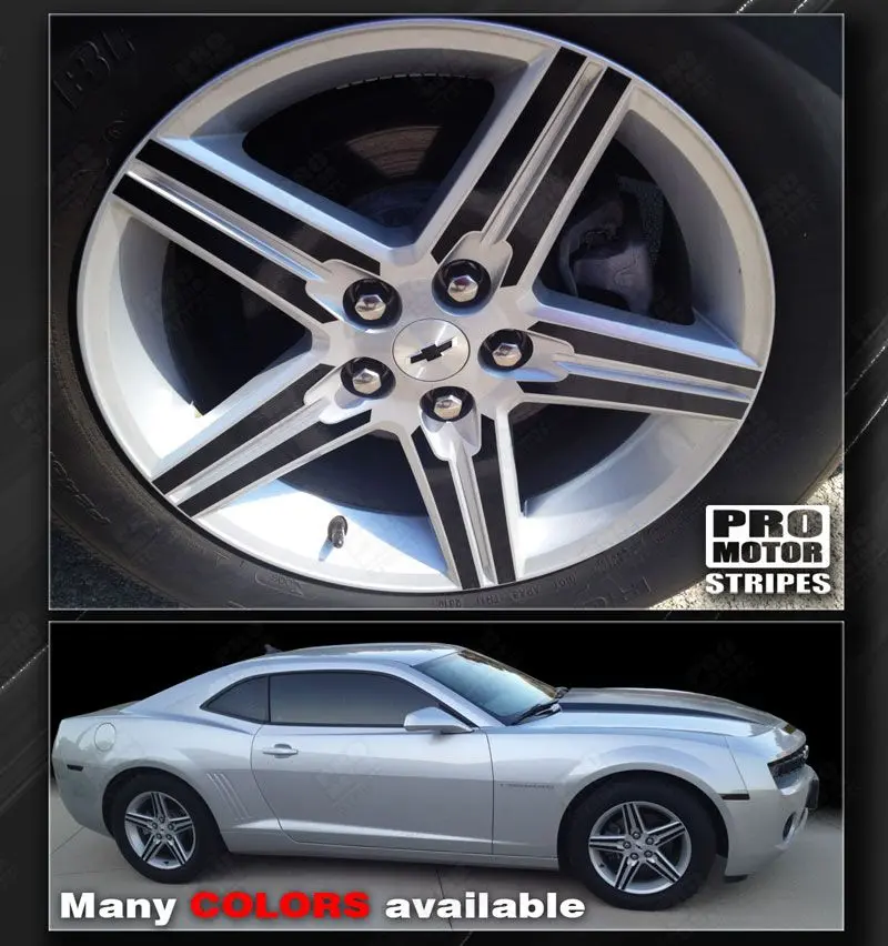 Chevrolet Camaro 2010-2015 - 18" Wheels Insert Overlay Stripes 1