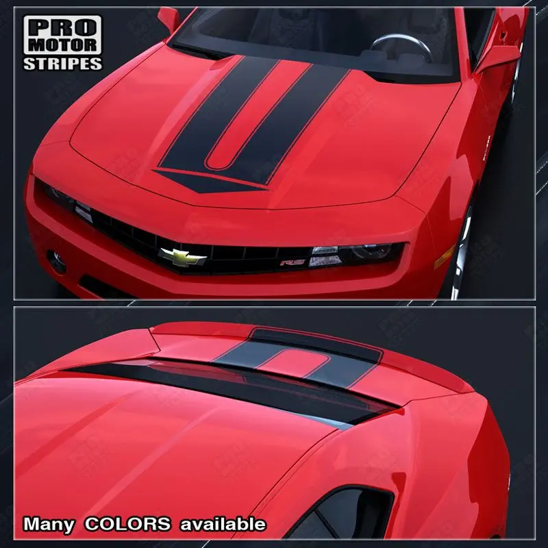 Chevrolet Camaro 2010-2015 Hood And Trunk Sport Stripes 1