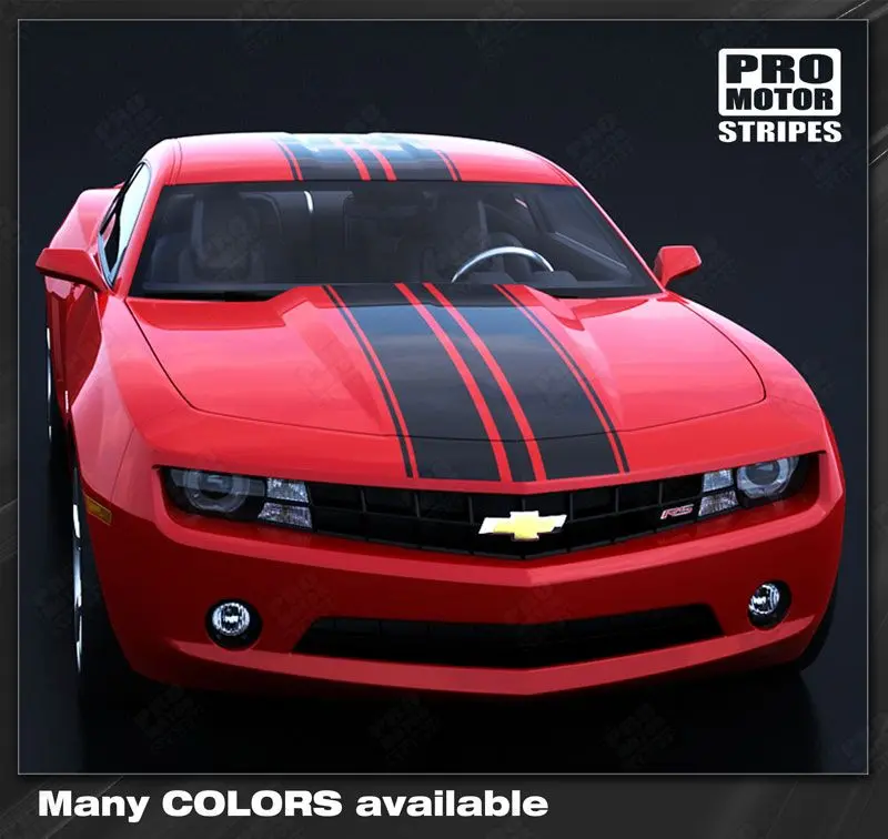 Chevrolet Camaro 2010-2015 Over-The-Top Rally Racing Stripes 1