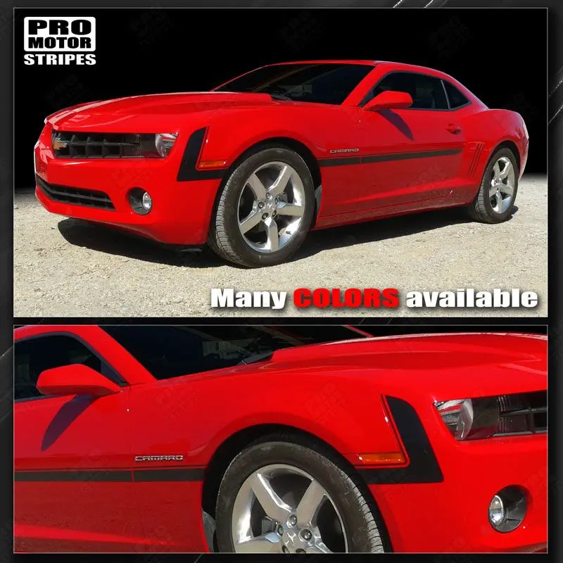 Chevrolet Camaro 2010-2015 Side Hockey Accent Stripes 1