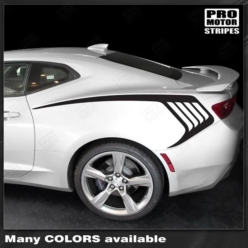 Chevrolet Camaro 2016-2024 Rear Quarter Side Accent Stripes 1