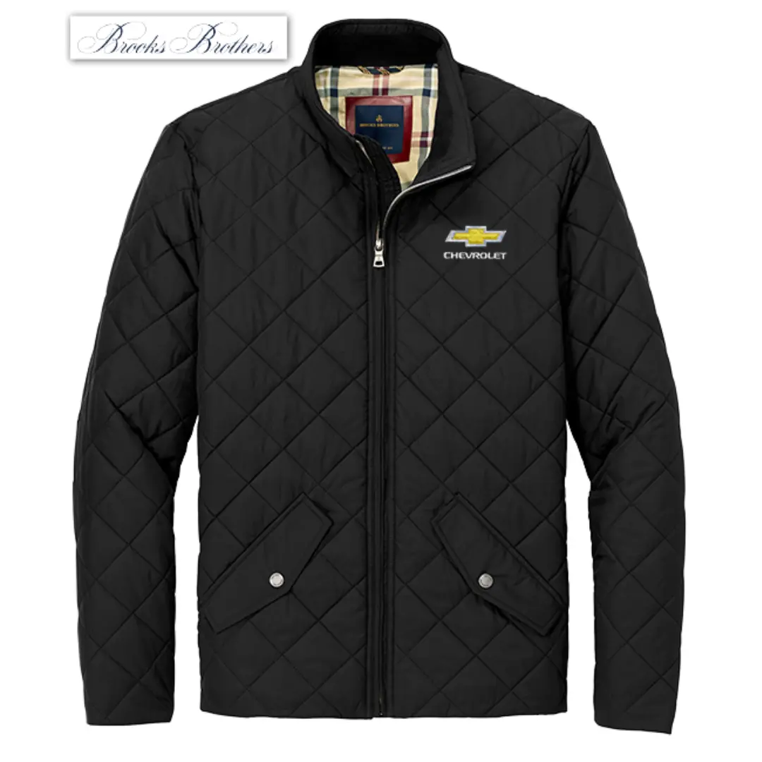 Chevrolet Gold Bowtie Brooks Brothers Quilted Jacket 1