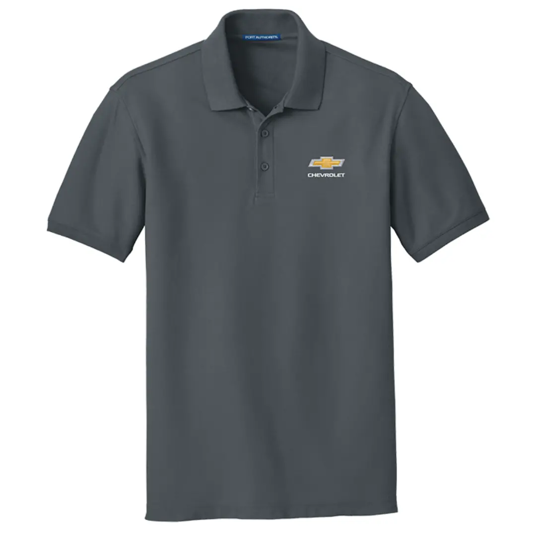 Chevrolet Gold Bowtie Core Classic Pique Polo 1