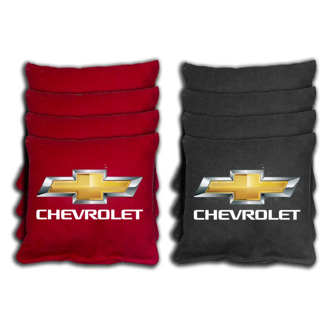 Chevrolet Gold Bowtie Cornhole Bag Set (8) 1