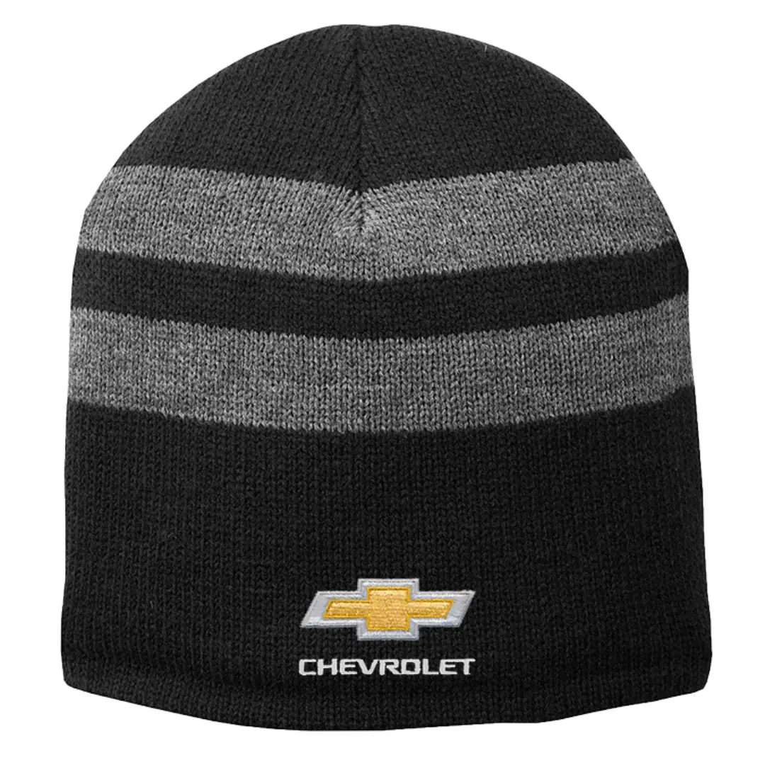 Chevrolet Gold Bowtie Fleece Lined Beanie 1