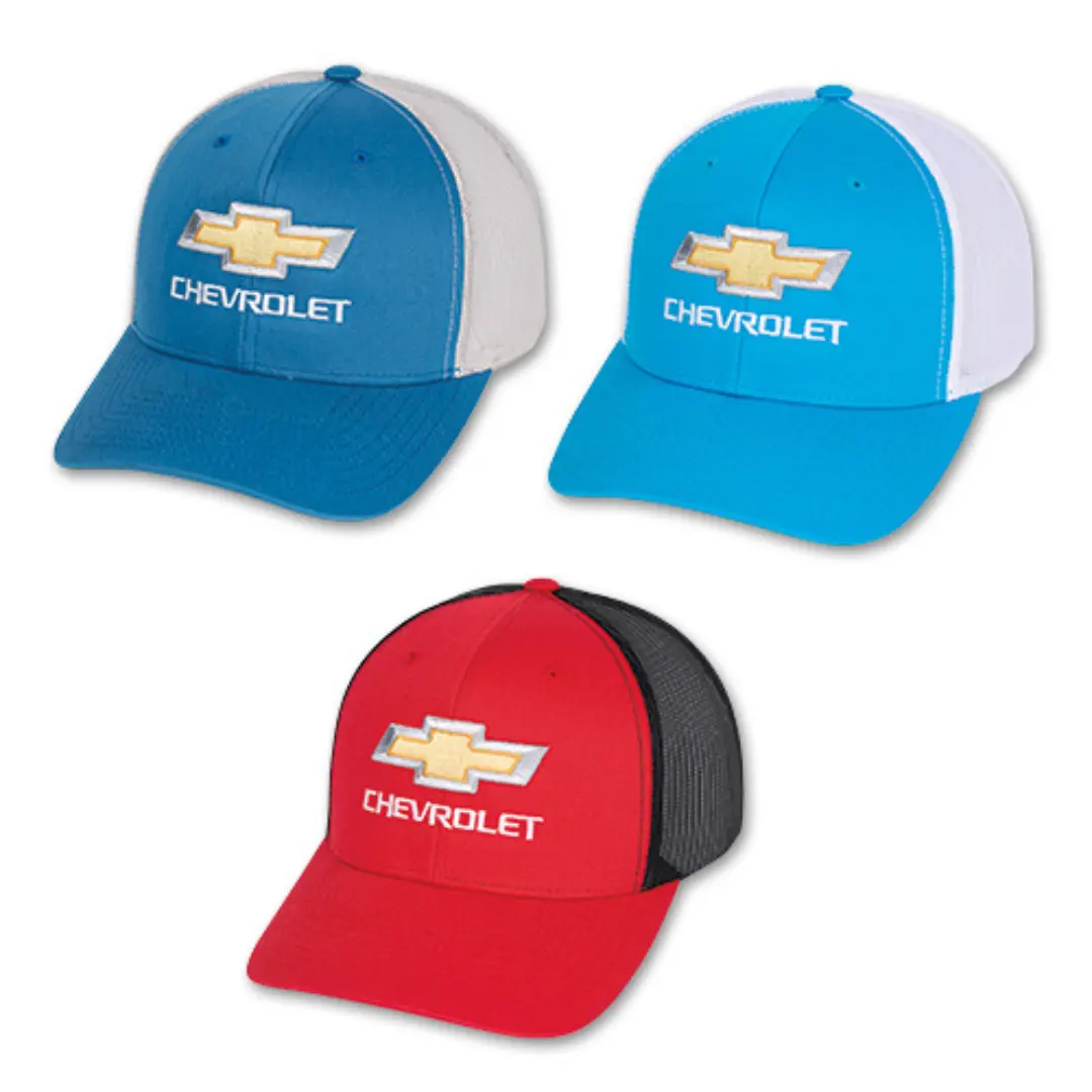 Chevrolet Gold Bowtie Meshback Hat / Cap 1