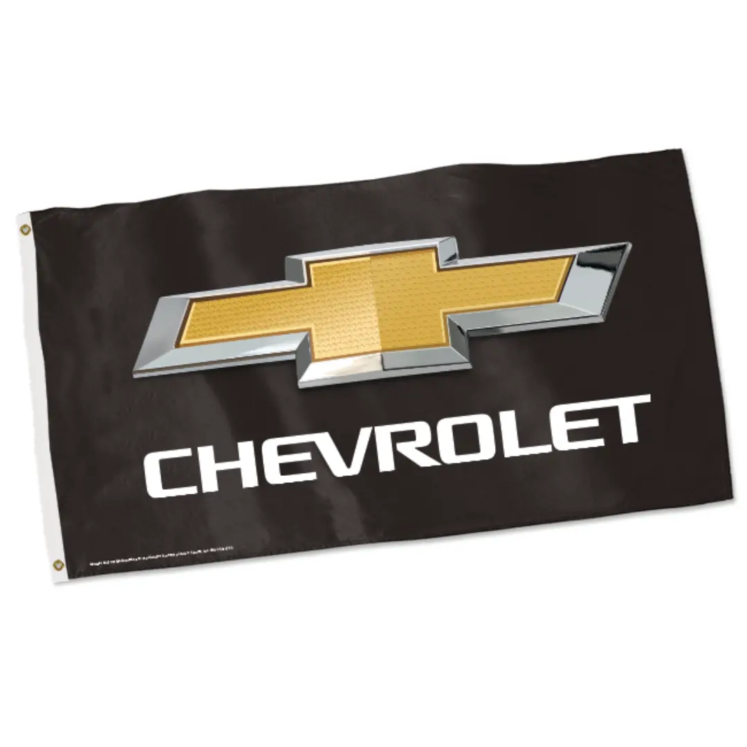 Chevrolet Gold Bowtie Nylon Flag 1