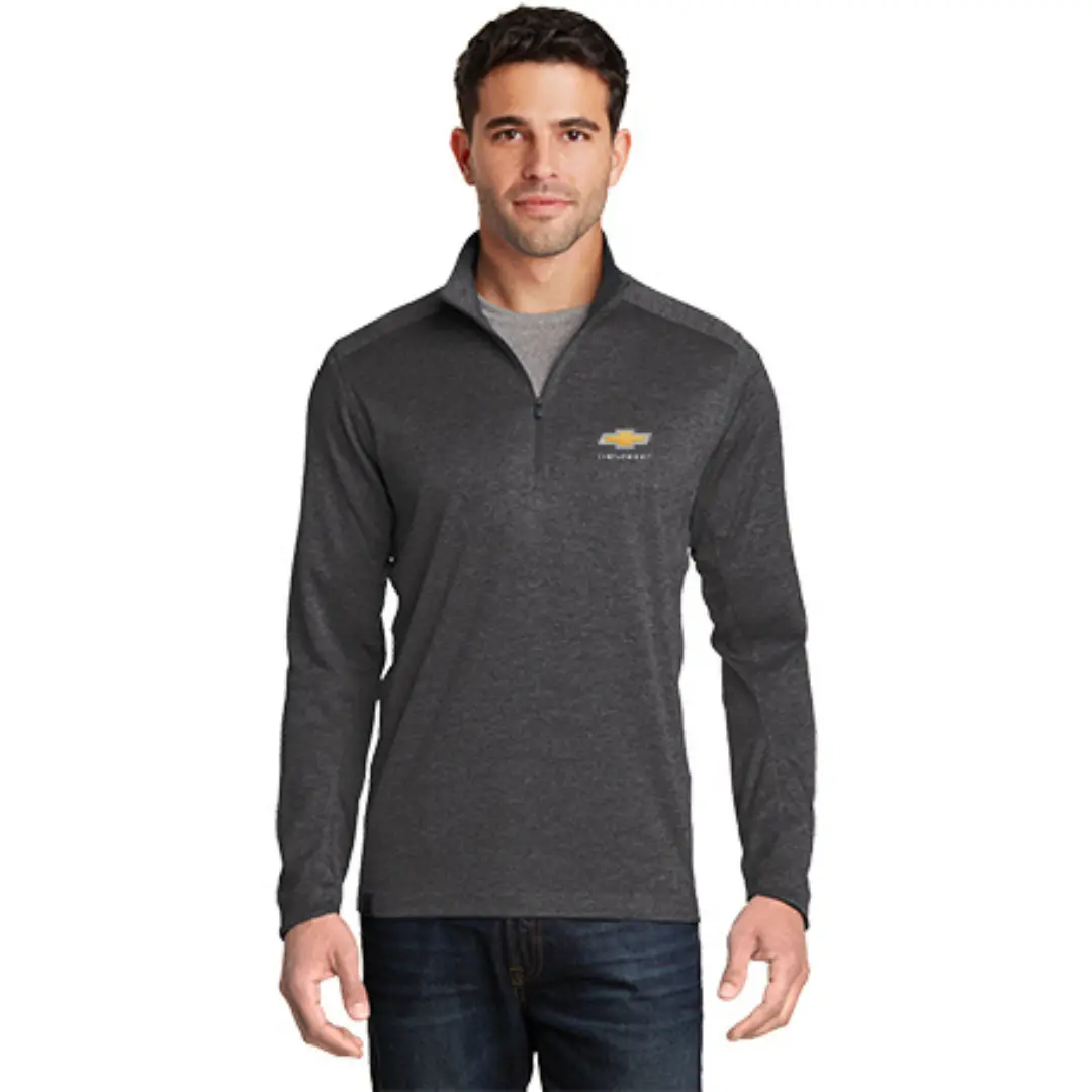 Chevrolet Gold Bowtie Ogio® Pixel Quarter Zip Pullover Jacket 1