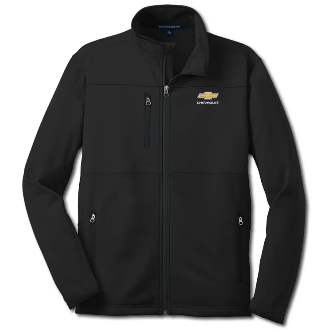 Chevrolet Gold Bowtie Pique Fleece Jacket 1