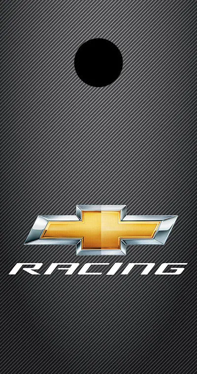 Chevy Racing Gold Bowtie Cornhole Board Set 1