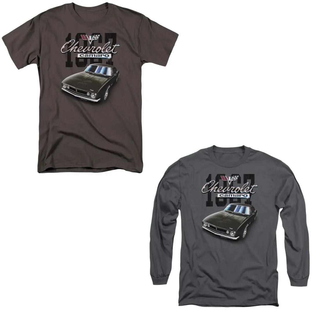 Chevrolet 1967 Black Camaro Classic Tee & Long Sleeve Bundle 1