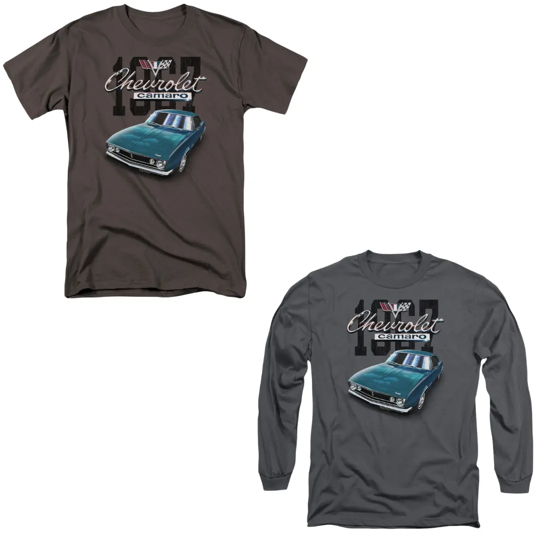 Chevrolet 1967 Blue Camaro Classic Tee & Long Sleeve Bundle 1
