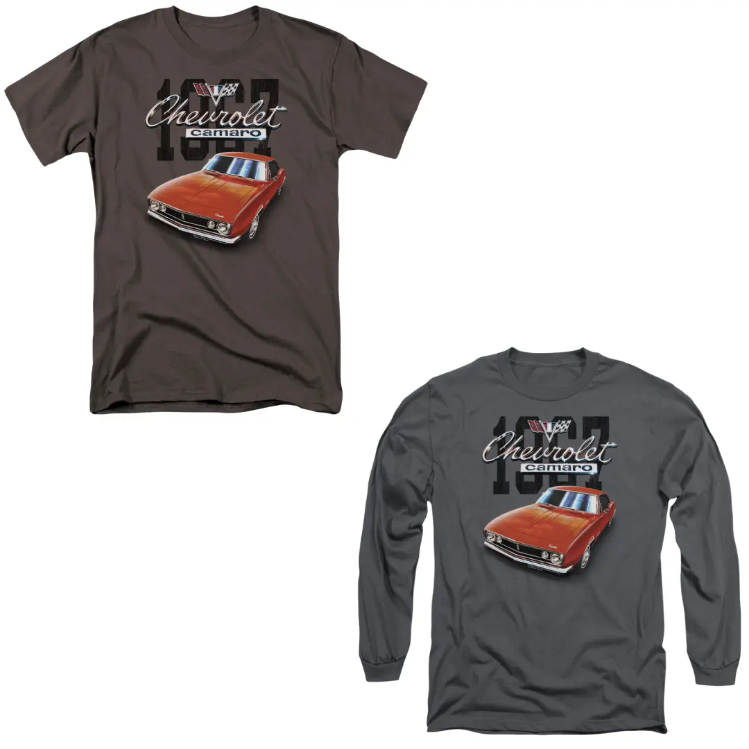 Chevrolet 1967 Orange Camaro Classic Tee & Long Sleeve Bundle 1