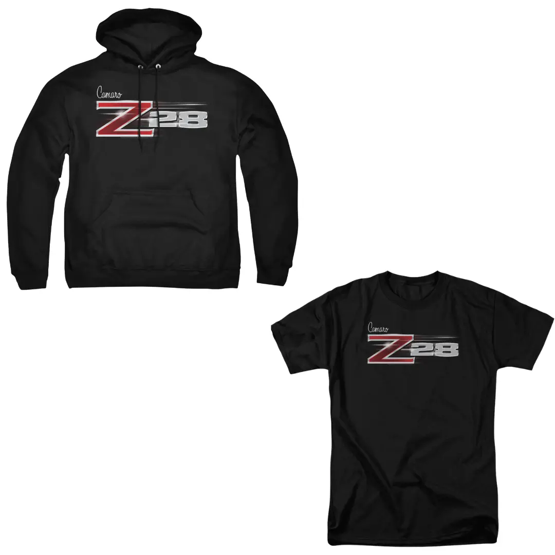 Chevrolet Camaro Z28 Logo Black Set – Pullover Hoodie + Regular Fit Tee 1