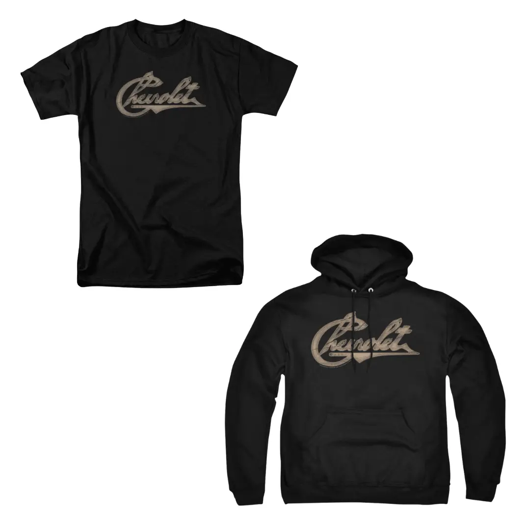 Black Chevrolet Script Bundle – Hoodie + Tee 1
