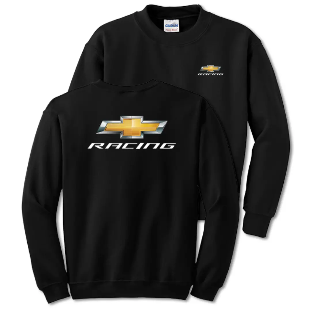 Chevy Racing Gold Bowtie Crewneck Sweatshirt 1
