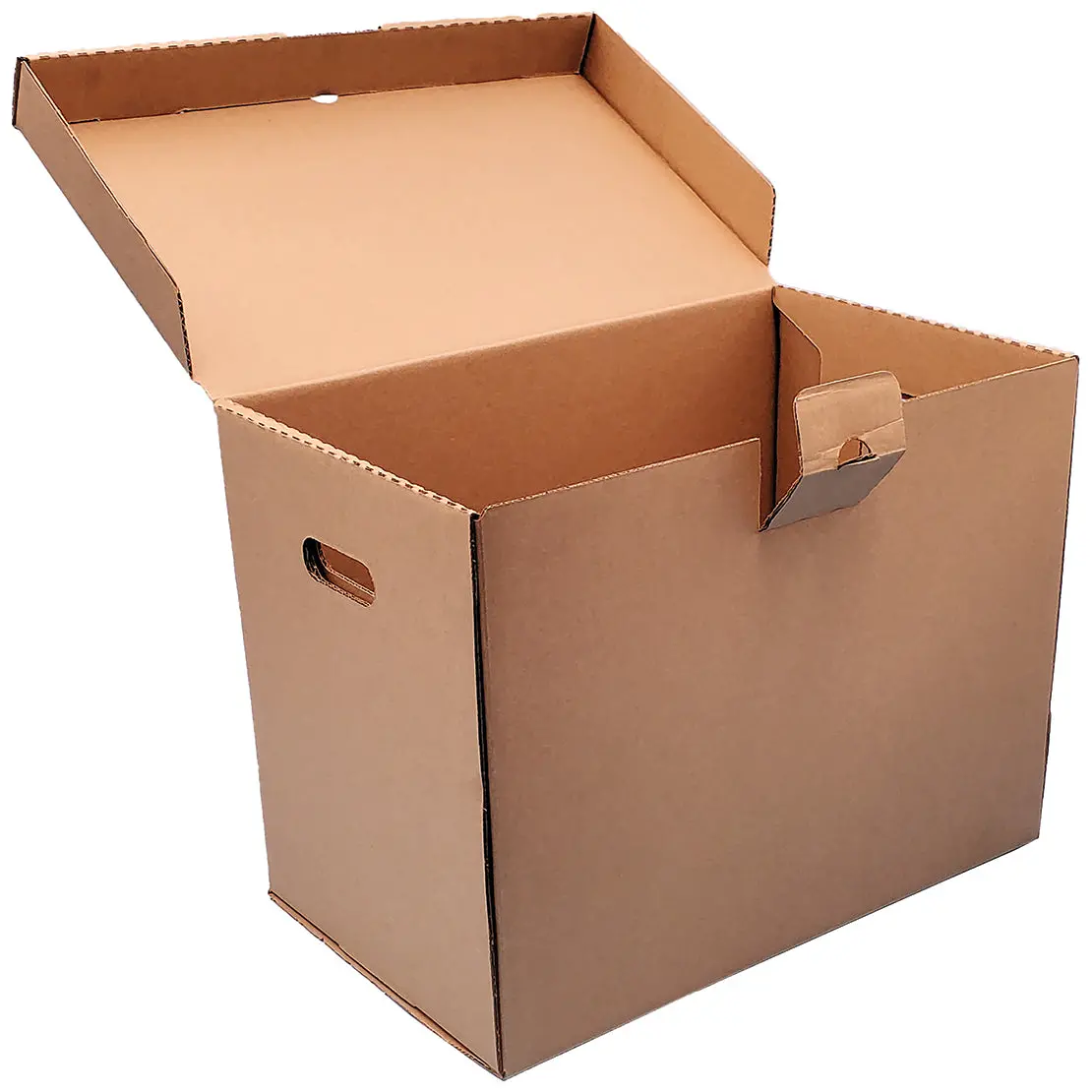 Heavy Duty Storage Box For Color-Coded File Folders – 17.5" × 10.5" × 13" Large Cardboard File Storage Box With Lid – Durable Archival Organizer With Writable Label Areas – Ideal For Automotive Dealerships & Office Filing Systems 1