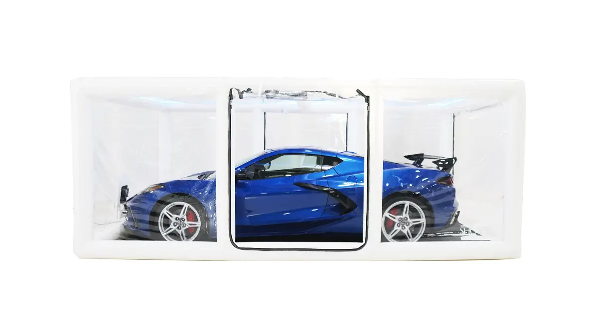 Carcapsule Signature Series Showcase Automatic White Camaro Car Cover 1